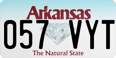 AR license plate 057VYT