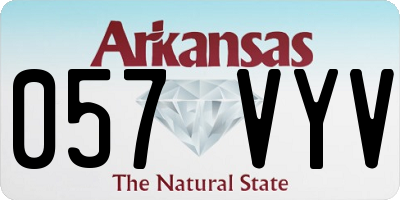 AR license plate 057VYV