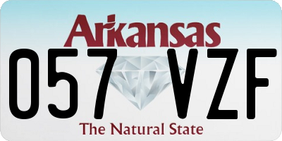 AR license plate 057VZF