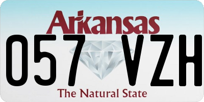 AR license plate 057VZH