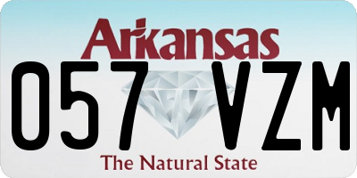 AR license plate 057VZM