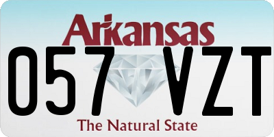 AR license plate 057VZT