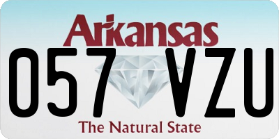 AR license plate 057VZU