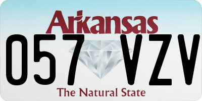 AR license plate 057VZV