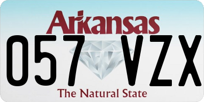 AR license plate 057VZX