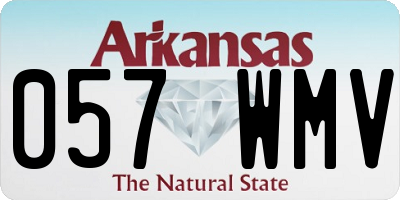 AR license plate 057WMV