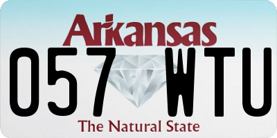 AR license plate 057WTU