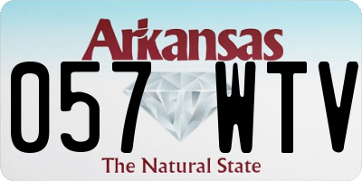 AR license plate 057WTV