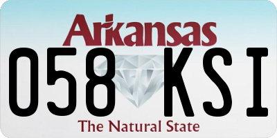 AR license plate 058KSI
