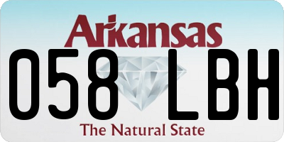 AR license plate 058LBH