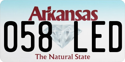 AR license plate 058LED