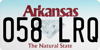 AR license plate 058LRQ