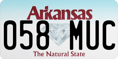 AR license plate 058MUC