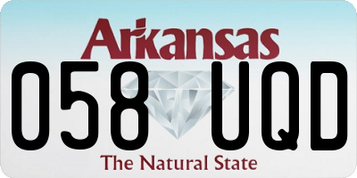 AR license plate 058UQD