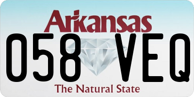 AR license plate 058VEQ