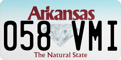 AR license plate 058VMI