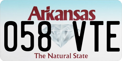 AR license plate 058VTE