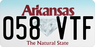 AR license plate 058VTF