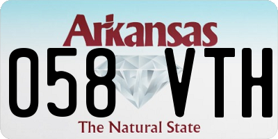 AR license plate 058VTH