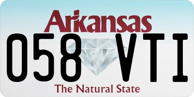 AR license plate 058VTI
