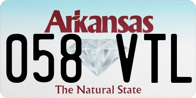 AR license plate 058VTL
