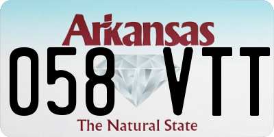 AR license plate 058VTT