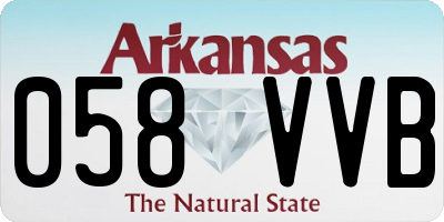 AR license plate 058VVB
