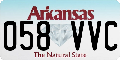 AR license plate 058VVC