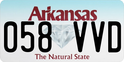 AR license plate 058VVD
