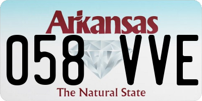 AR license plate 058VVE