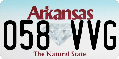 AR license plate 058VVG