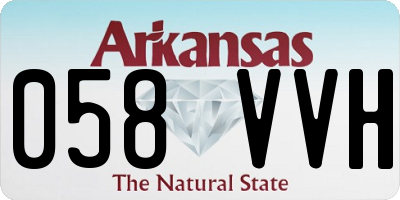 AR license plate 058VVH