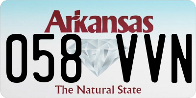 AR license plate 058VVN