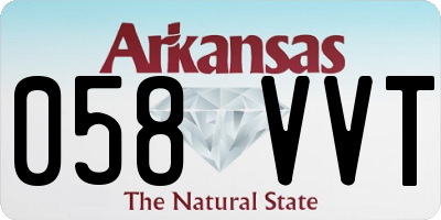 AR license plate 058VVT