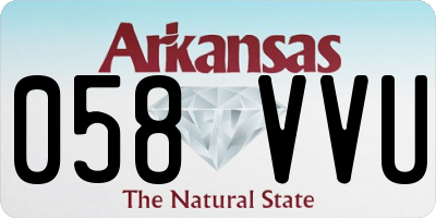 AR license plate 058VVU