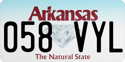 AR license plate 058VYL