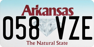 AR license plate 058VZE