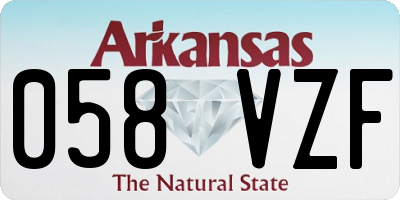 AR license plate 058VZF