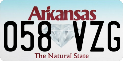 AR license plate 058VZG
