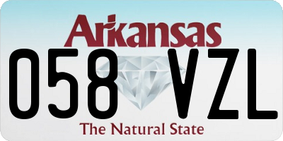 AR license plate 058VZL