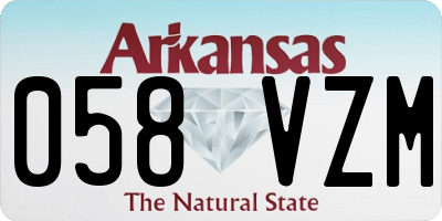 AR license plate 058VZM