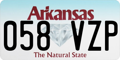AR license plate 058VZP