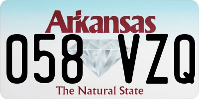 AR license plate 058VZQ