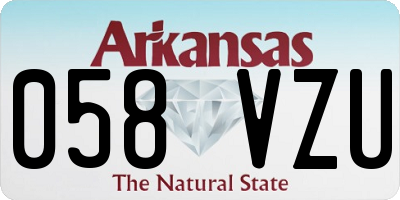 AR license plate 058VZU