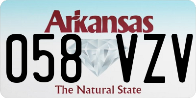 AR license plate 058VZV