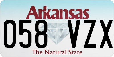 AR license plate 058VZX