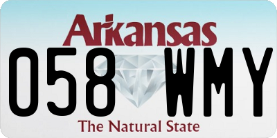 AR license plate 058WMY