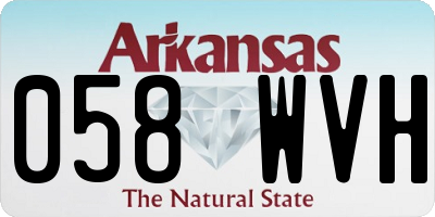 AR license plate 058WVH