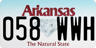 AR license plate 058WWH