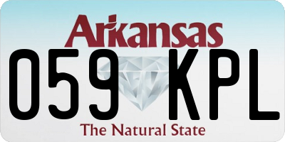 AR license plate 059KPL